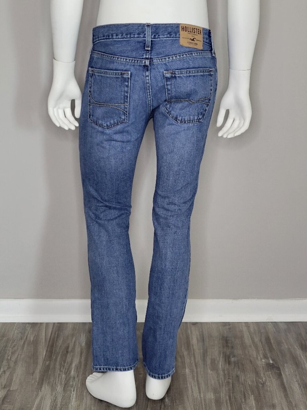 Hollister California 1922 Slim Straight Jeans Button Fly Marked 31 X 30 Men's